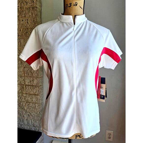 Bontrager Womens Race Cycling Jersey Top, Bike, Front  Zip, Sz M NWT NEW - Picture 1 of 8